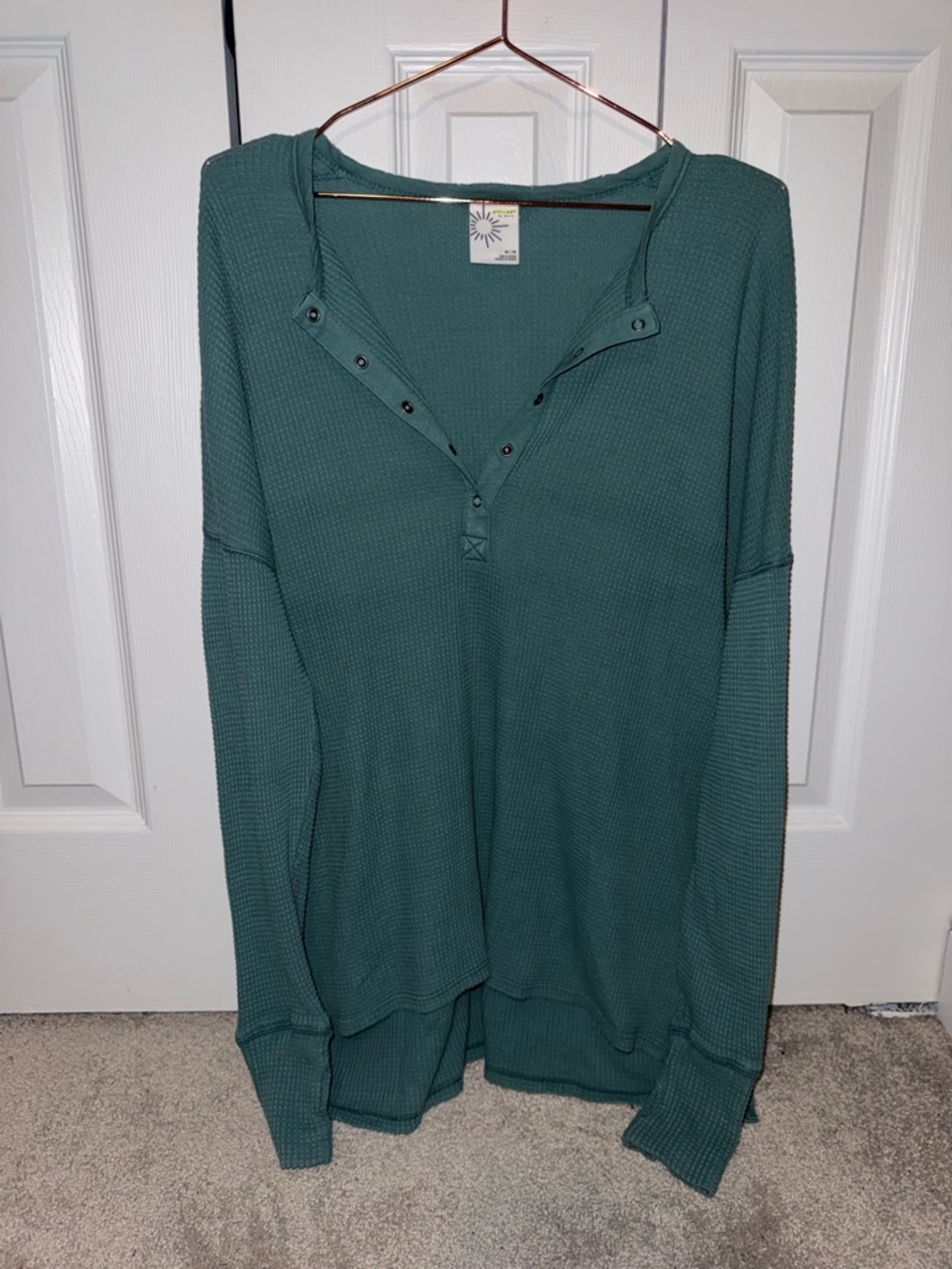 Offline by Aerie  Waffle Henley Top